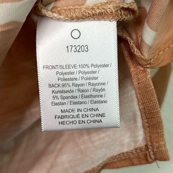 Dolan Left Coast Anthropologie Alvia Peasant Top V Neck Women’s Size S - Picture 7 of 13